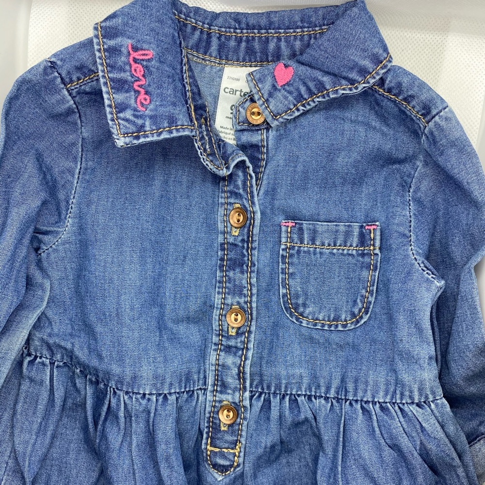 Denim dress